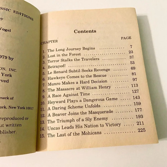 Vintage 1979 The Last of the Mohicans James Cooper Illustrated Classic Edition - Picture 8 of 16